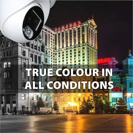 CP PLUS ILLUMAX CP-URC-DC24PL3C 2.4MP FHD IR Dome Day Night Motion Colour Camera With Inbuilt Audio- 30Mtr