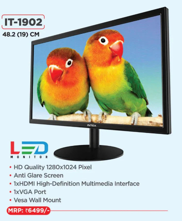INTEX IT -1902 VGA+HDMI LED Wide Monitor