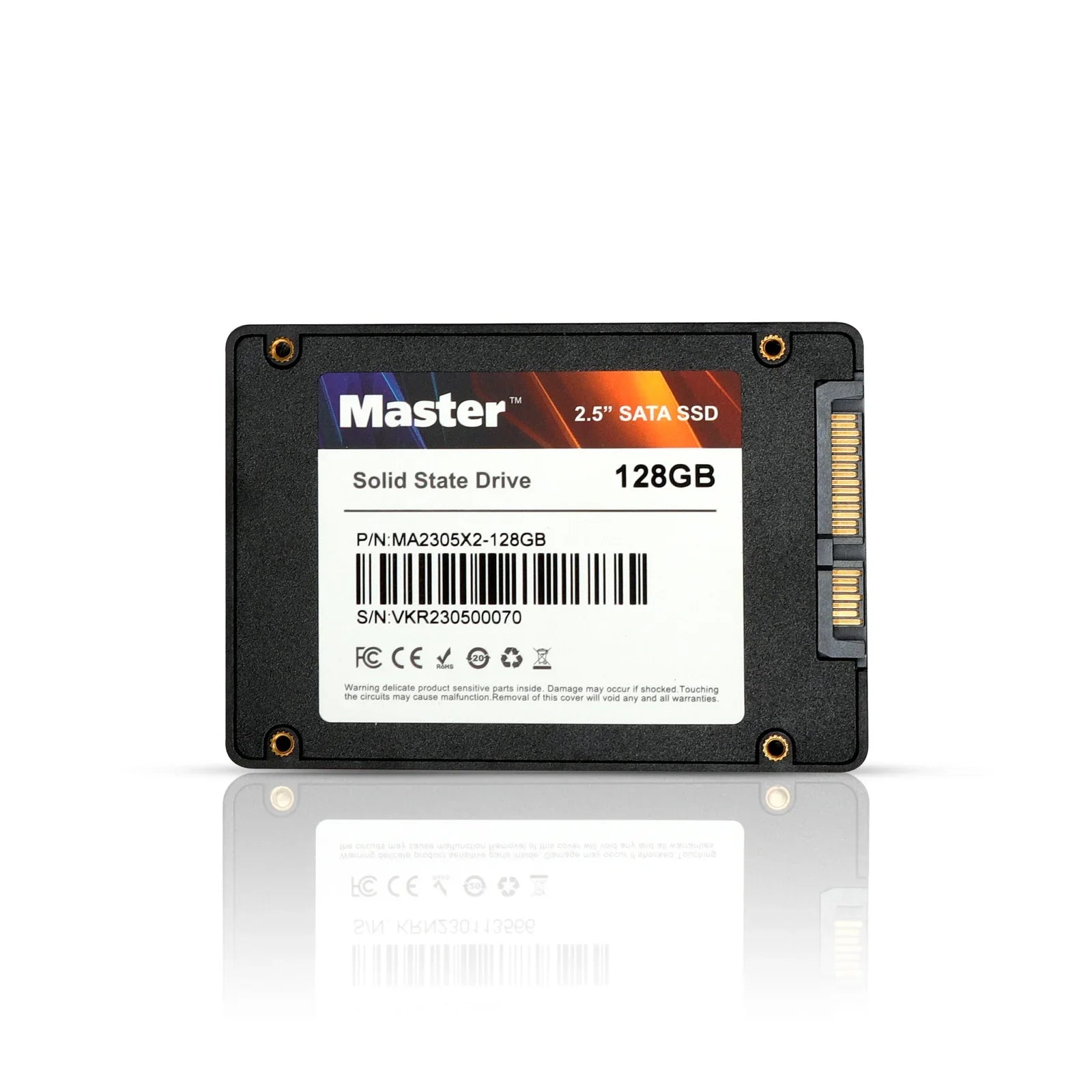 MASTER 128GB Premium SSD 2.5 SATA – 3 Y Warranty
