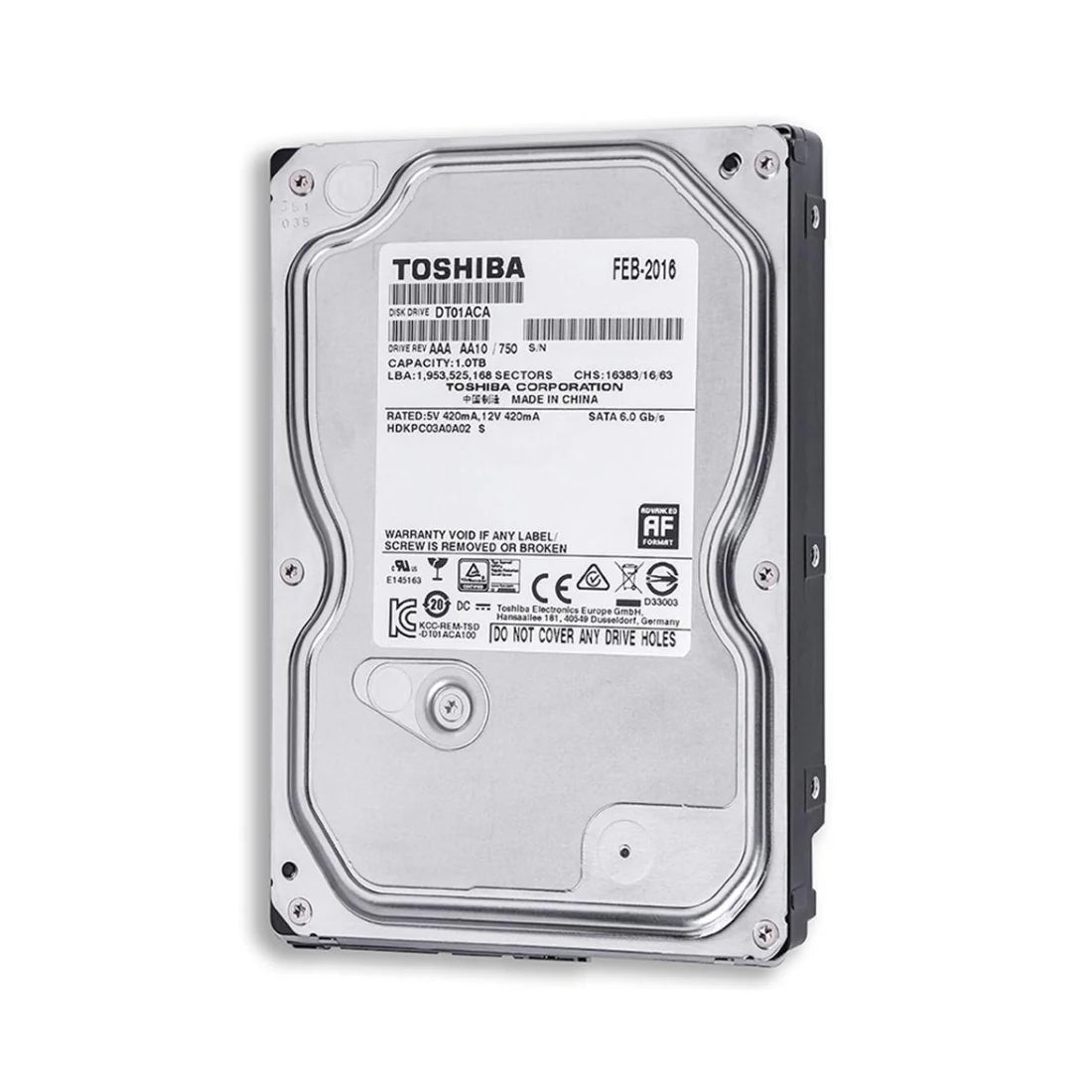 TOSHIBA IMPORTED 1TB DESKTOP/SURVEILLANCE HDD - 1 Year Warranty